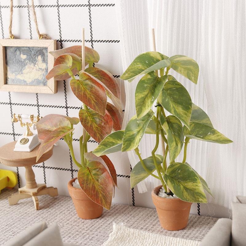Bonsai Garden Decor - 1/12 Poppenhuis Simulatie Groene Planten Bonsai