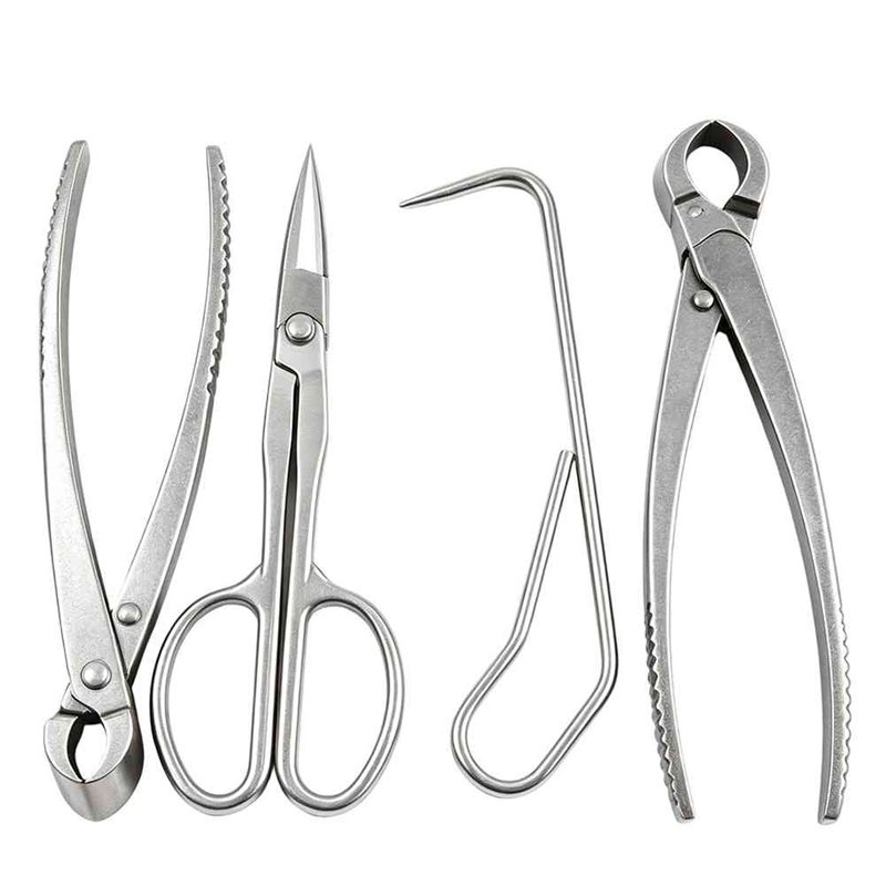 Concave Branch Cutter - SHGO-Bonsai Boomgereedschapset (4 stuks), Knopfrees, Concave
