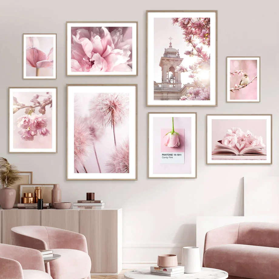 Bonsai Garden Decor - Lente Roze Roos Pioen Sakura Paardebloem