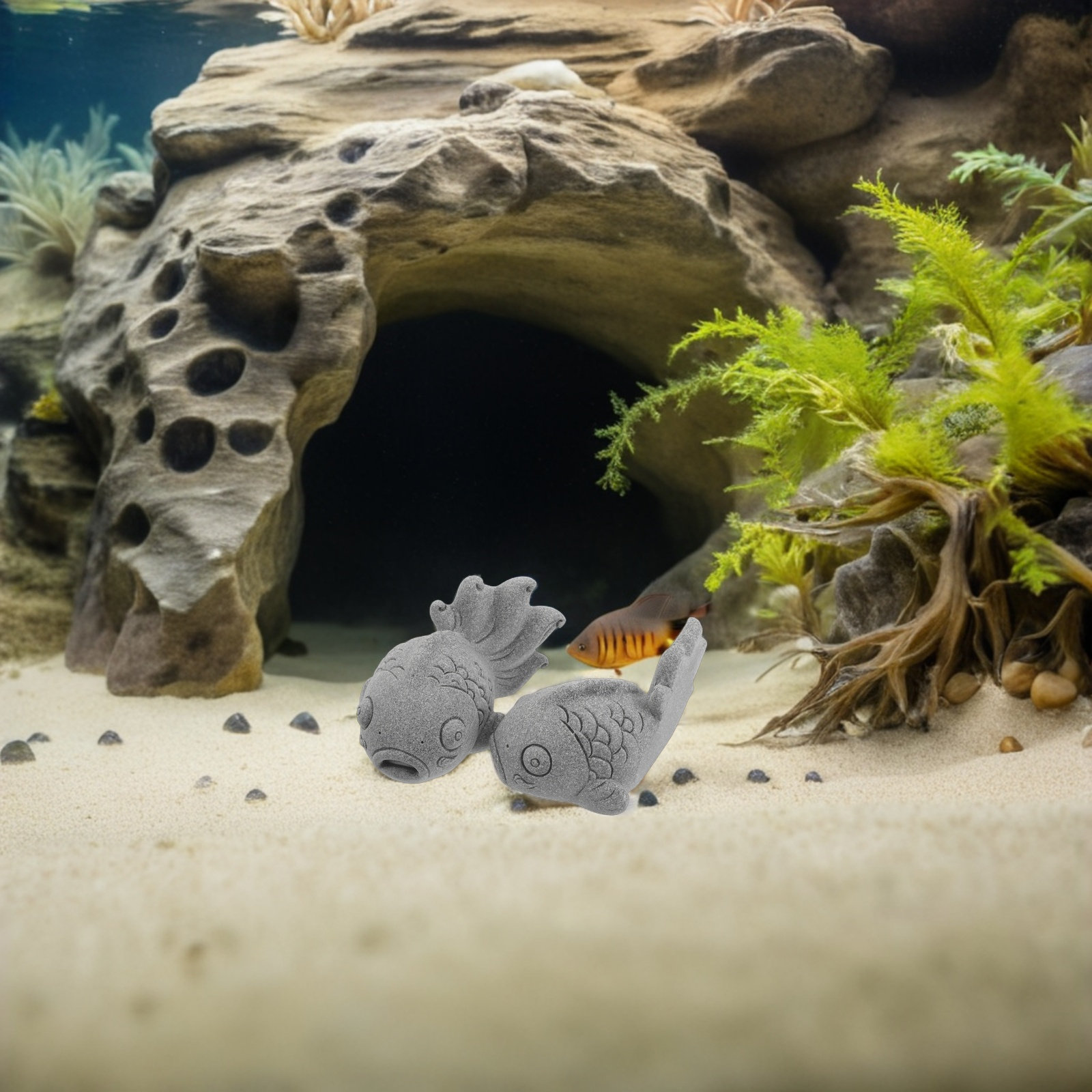 2 stuks realistische koi-visse - Bonsai Koi Garden recensie en prijs