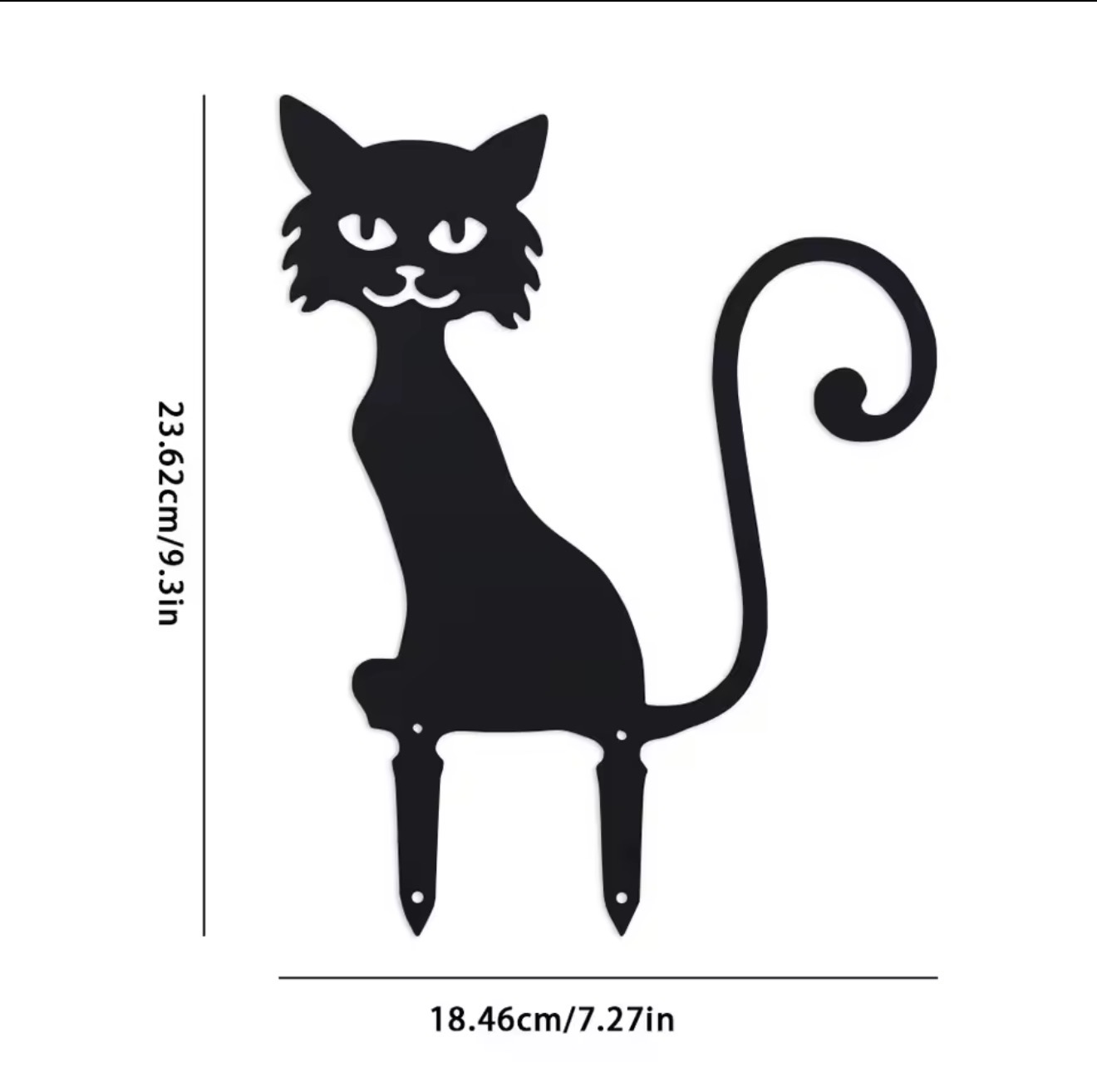 Charmante zwarte harige kitten - Bonsai Garden Decor recensie en prijs