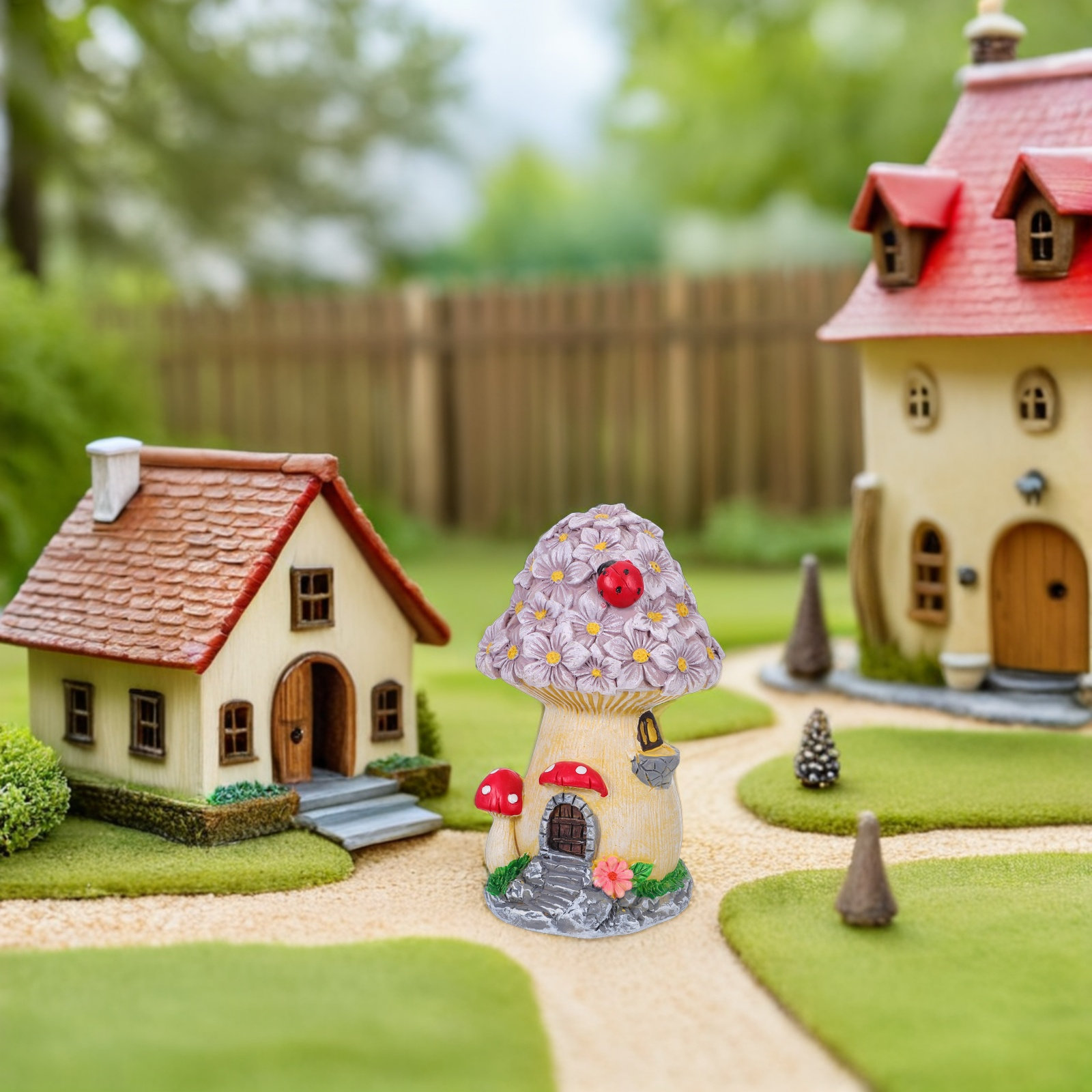 Weerbestendig hars-paddenstoel - Bonsai Garden Decor recensie en prijs