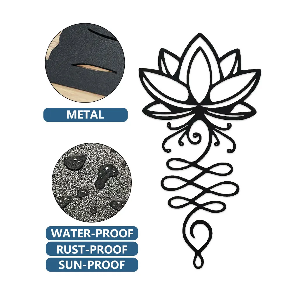 Lotus wanddecoratie, metalen z - Bonsai Garden Decor recensie en prijs